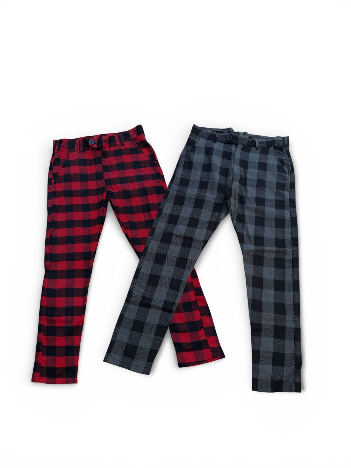 Plaid Tailored Pants